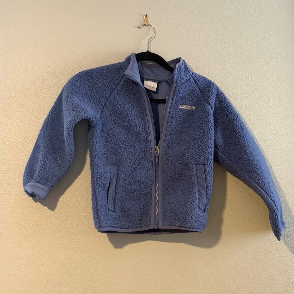 Columbia Soft Blue Fleece Jacket